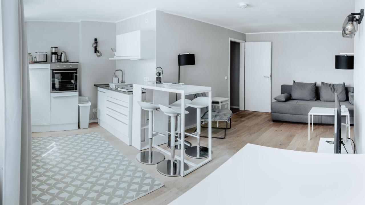 2-Zimmer City Apartment 57M² Mit King Size Bett Und Kueche 뮌스터 외부 사진